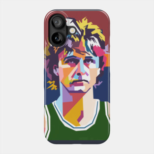 Larry Bird colorful pop art Phone Case
