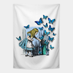 The Key To Wonderland - Alice in Wonderland Tapestry
