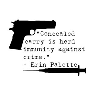 Herd Immunity, Black Text T-Shirt