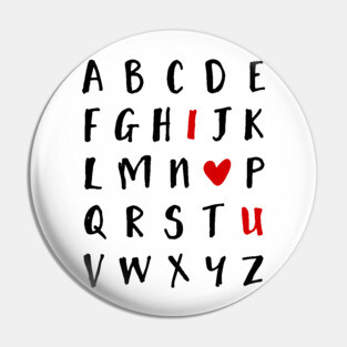 Alphabet Pin
