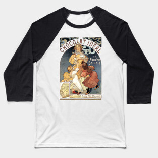 Art Nouveau Poster for Chocolate Ideal Baseball T-Shirt