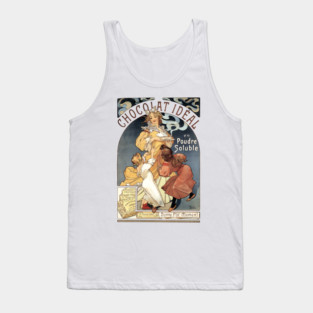 Art Nouveau Poster for Chocolate Ideal Tank Top