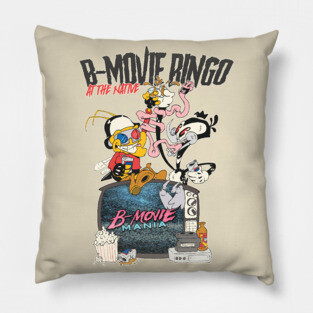 B-Movie Bingo Pillow