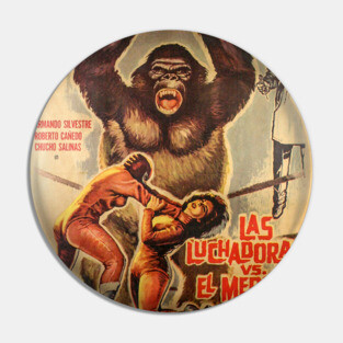 Lucha Poster Pin