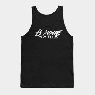 B-Movie Mania WHT Logo Tank Top