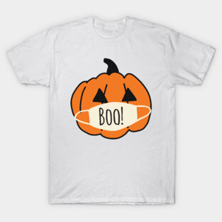 Halloween 2020 Pumpkin With Coronavirus Face Mask Edit View T-Shirt
