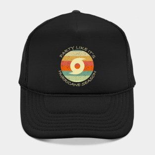 Party Like It's Hurricane Season Funny Graphic Hat