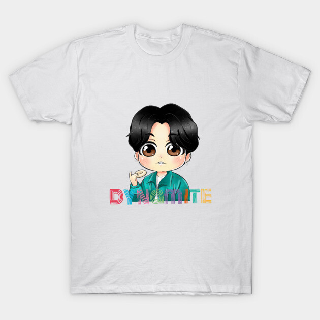 BTS Jungkook Dynamite Chibi - Bts Dynamite Jungkook - T-Shirt