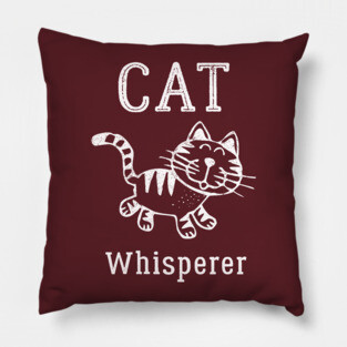 Cat Whisperer - Cats And Kittens Lovers T-shirt - Gift For Catlady Pillow