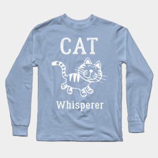Cat Whisperer - Cats And Kittens Lovers T-shirt - Gift For Catlady Long Sleeve T-Shirt