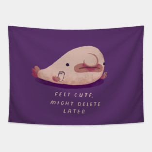 Blobfish selfie Tapestry