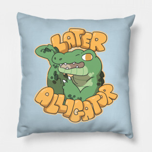 Later Alligator Pillow