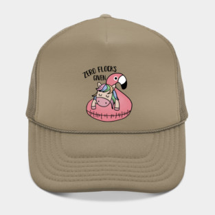Zero Flocks Given Unicorn Flamingo Hat