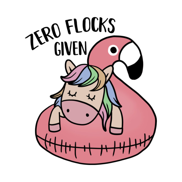 Zero Flocks Given Unicorn Flamingo by logiamerch