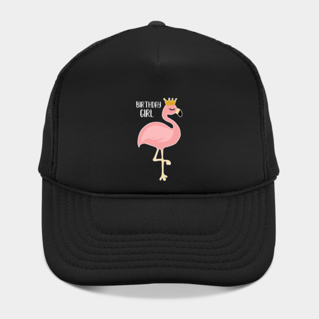 Pink Flamingo, Birthday Girl Gift Princess by logiamerch
