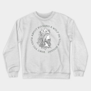 Wolf Noggin Crewneck Sweatshirt