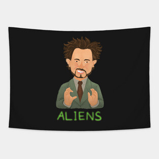 Aliens Tapestry