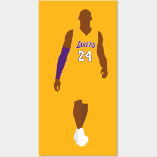 Kobe Bryant Silhouette Posters and Art