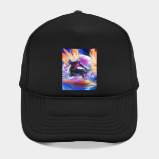 Trippy Space Sloth Turtle - Sloth Pizza Hat