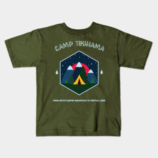 Psych - Camp Tikihama Kids T-Shirt