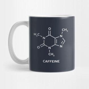 Caffeine Molecule Science T-Shirt Mug