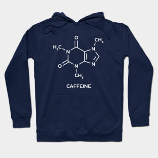 Caffeine Molecule Science T-Shirt Hoodie