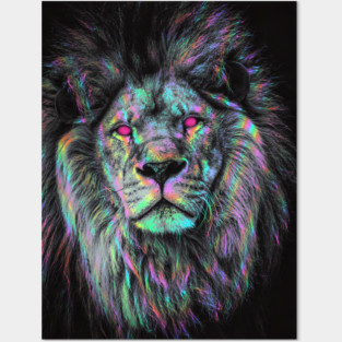 Lion Posters and Art