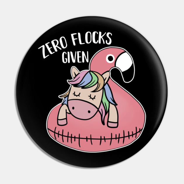 Zero Flocks Given Unicorn Flamingo Lover Pin by logiamerch