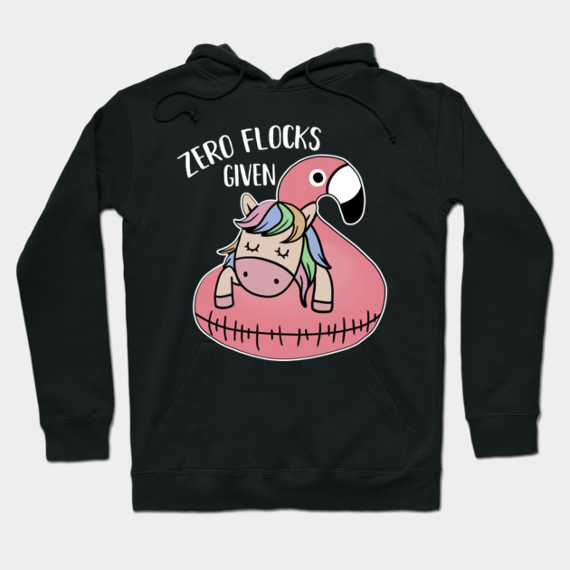 Zero Flocks Given Unicorn Flamingo Lover Hoodie by logiamerch
