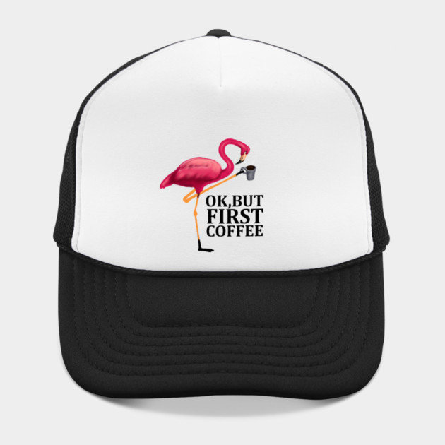 But First Coffe, Love Flamingos by logiamerch