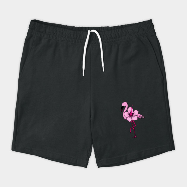 Flamingo Floral, Hawaiian Flower, Love Flamingos by logiamerch