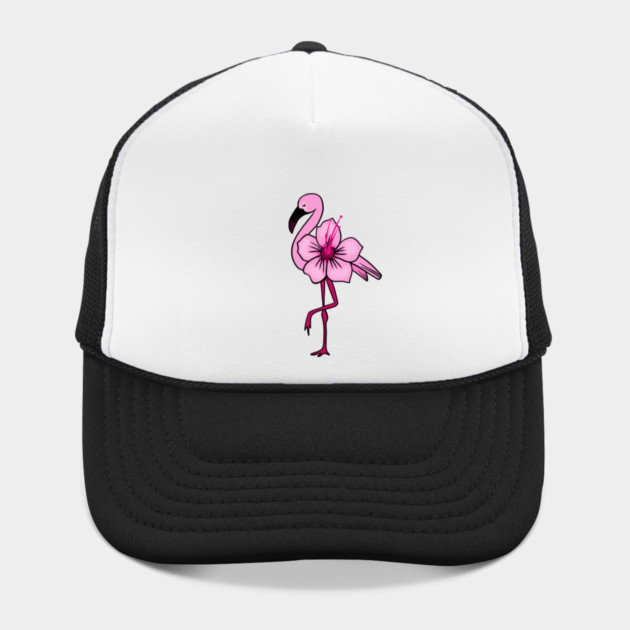 Flamingo Floral, Hawaiian Flower, Love Flamingos by logiamerch
