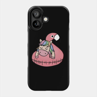 Unicorn Flamingo Chillin Phone Case