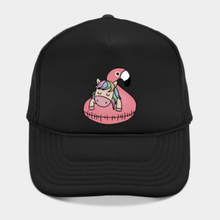 Unicorn Flamingo Chillin Hat