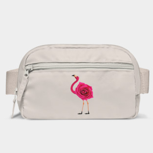 Flamingo with Rose Body, Love Flamingos Bag