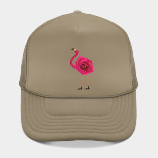 Flamingo with Rose Body, Love Flamingos Hat