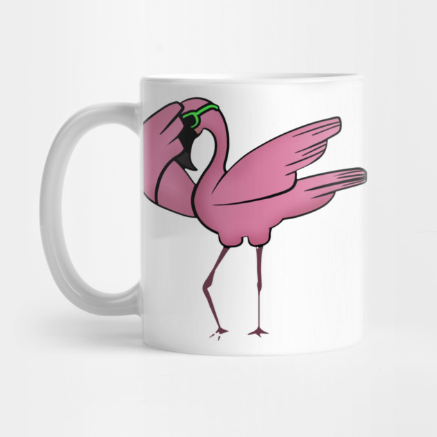 Funny Flamingo Dab Dabbing Dancing, Love Flamingos by logiamerch