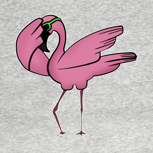 Funny Flamingo Dab Dabbing Dancing, Love Flamingos by logiamerch