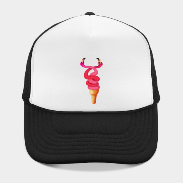 Tropical Floral Icecream, Love Flamingos by logiamerch
