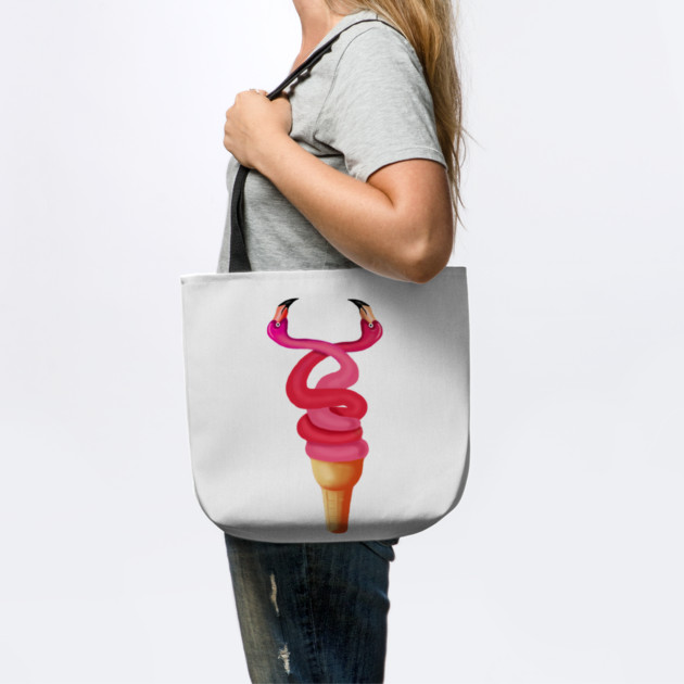Tropical Floral Icecream, Love Flamingos by logiamerch