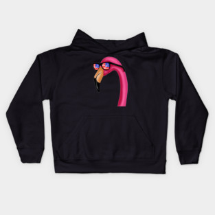 Flamingo USA America Miami, Love Flamingos Tropical Kids Hoodie