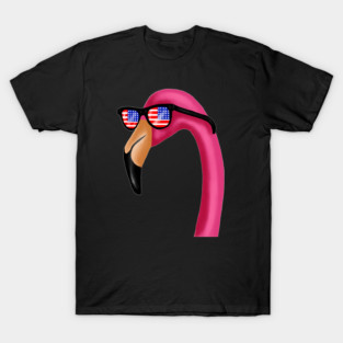 Flamingo USA America Miami, Love Flamingos Tropical T-Shirt