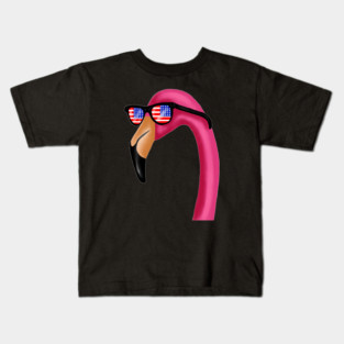 Flamingo USA America Miami, Love Flamingos Tropical Kids T-Shirt