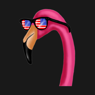 Flamingo USA America Miami, Love Flamingos Tropical T-Shirt