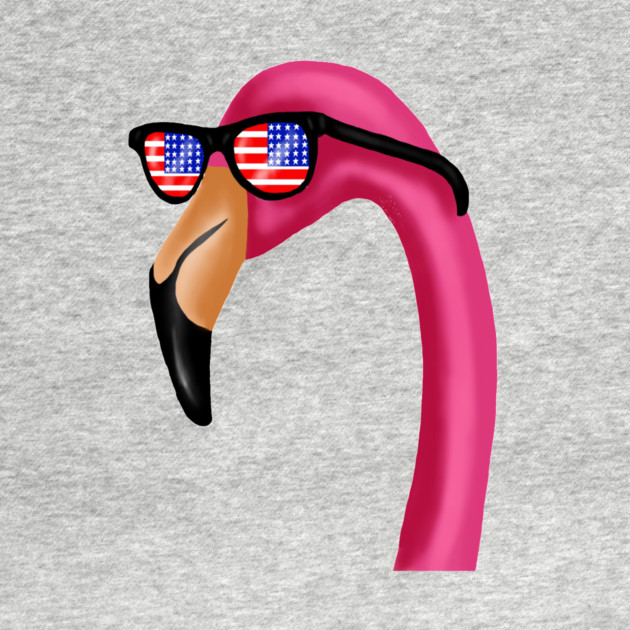 Flamingo USA America Miami, Love Flamingos Tropical by logiamerch