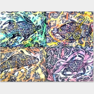 Sea Life Combo Posters and Art