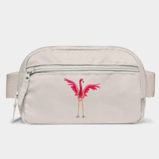 Flamingo Floral Roses Tropical, Love Flamingos Bag