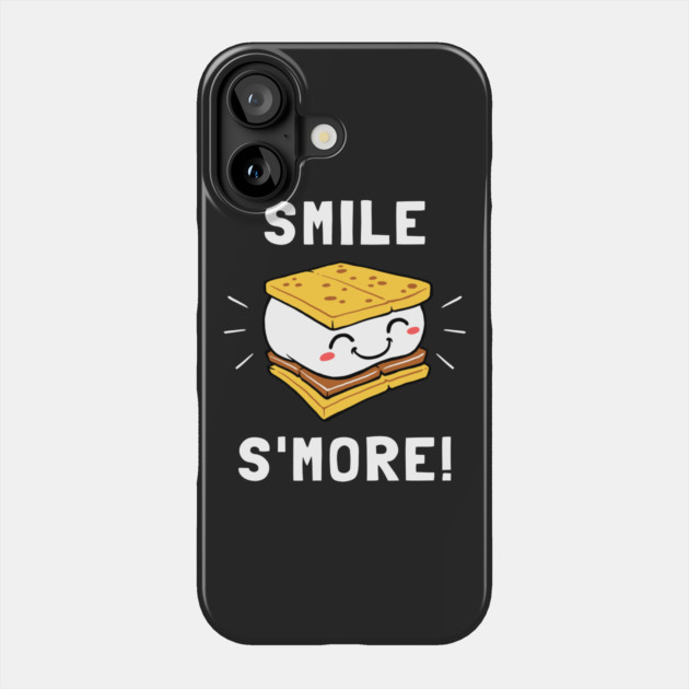 Smile S'more Phone Case by dumbshirts