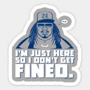 Don't Get Fined Sticker
