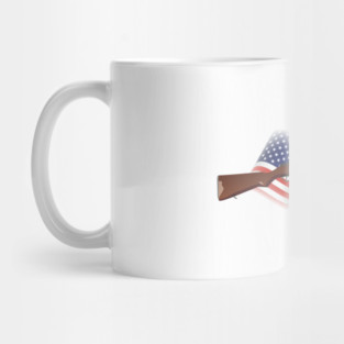 Patriotic American WW2 Rifle M1 Garand Mug
